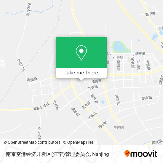 南京空港经济开发区(江宁)管理委员会 map
