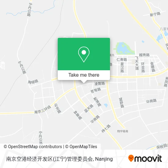 南京空港经济开发区(江宁)管理委员会 map
