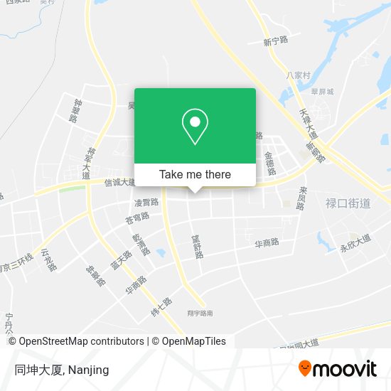 同坤大厦 map