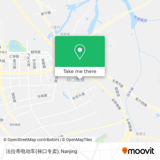 法拉蒂电动车(禄口专卖) map
