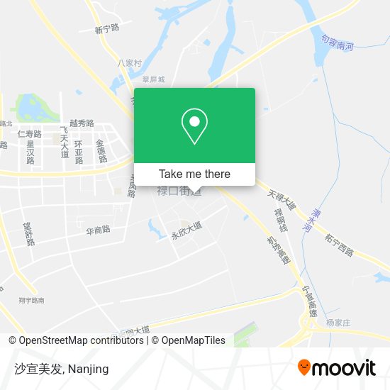 沙宣美发 map