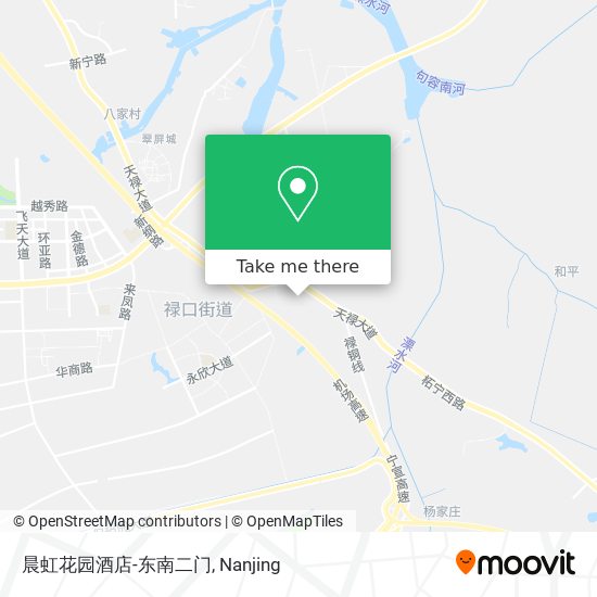 晨虹花园酒店-东南二门 map