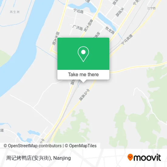 周记烤鸭店(安兴街) map