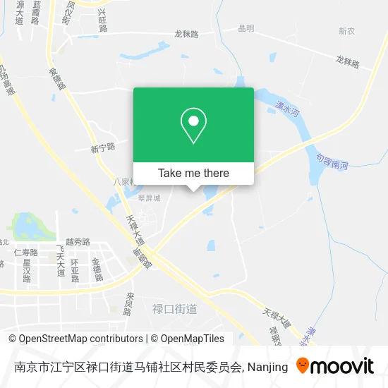 南京市江宁区禄口街道马铺社区村民委员会 map