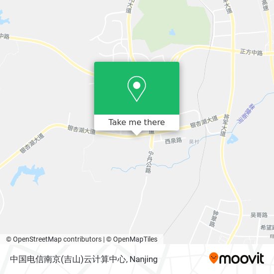 中国电信南京(吉山)云计算中心 map