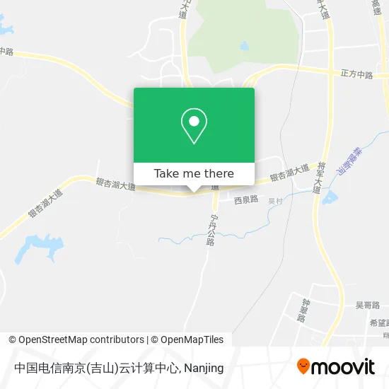 中国电信南京(吉山)云计算中心 map