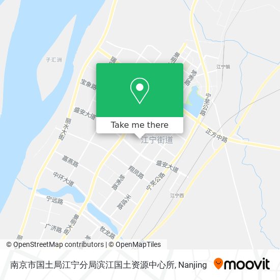南京市国土局江宁分局滨江国土资源中心所 map