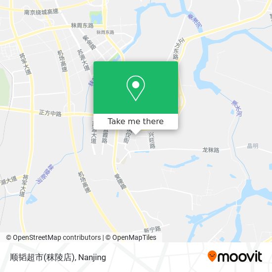 顺韬超市(秣陵店) map
