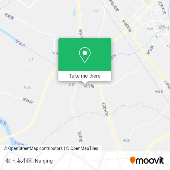 虹南苑小区 map