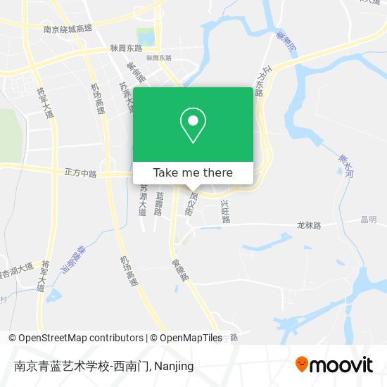 南京青蓝艺术学校-西南门 map