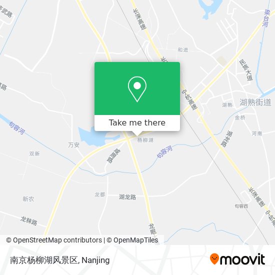 南京杨柳湖风景区 map
