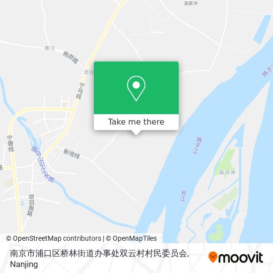 南京市浦口区桥林街道办事处双云村村民委员会 map