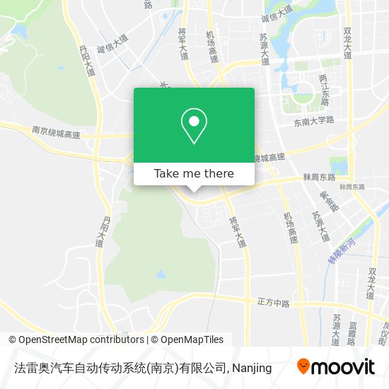 法雷奥汽车自动传动系统(南京)有限公司 map