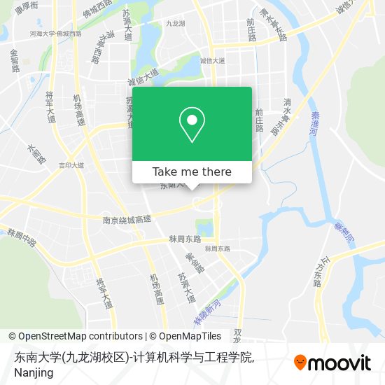 东南大学(九龙湖校区)-计算机科学与工程学院 map