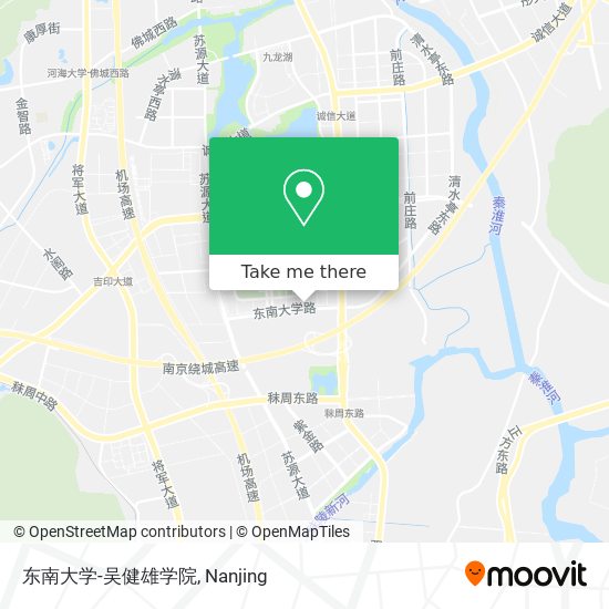 东南大学-吴健雄学院 map