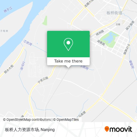 板桥人力资源市场 map
