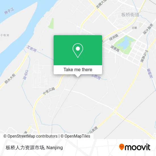 板桥人力资源市场 map