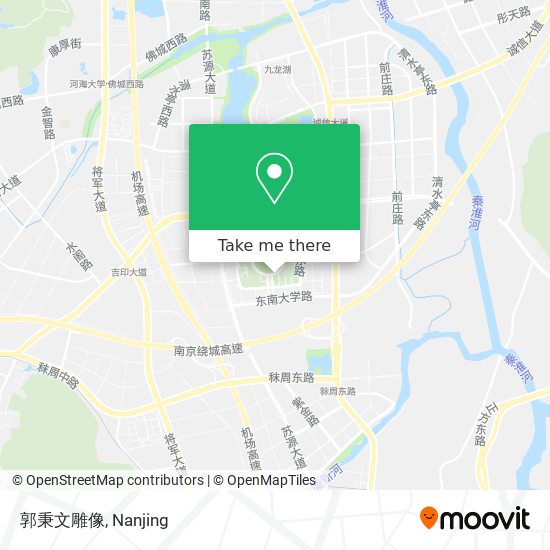 郭秉文雕像 map