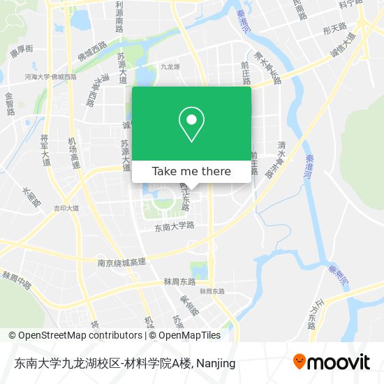 东南大学九龙湖校区-材料学院A楼 map