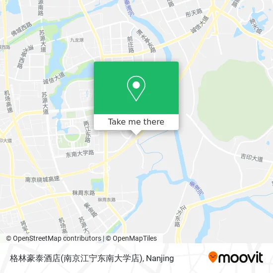 格林豪泰酒店(南京江宁东南大学店) map