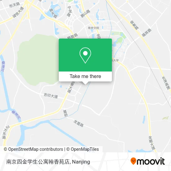 南京四金学生公寓翰香苑店 map