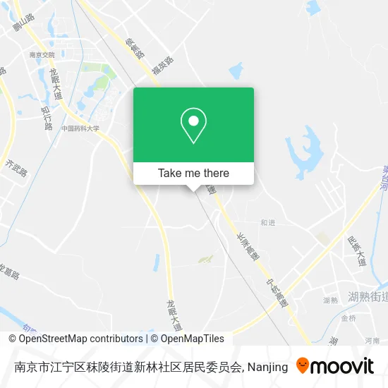 南京市江宁区秣陵街道新林社区居民委员会 map