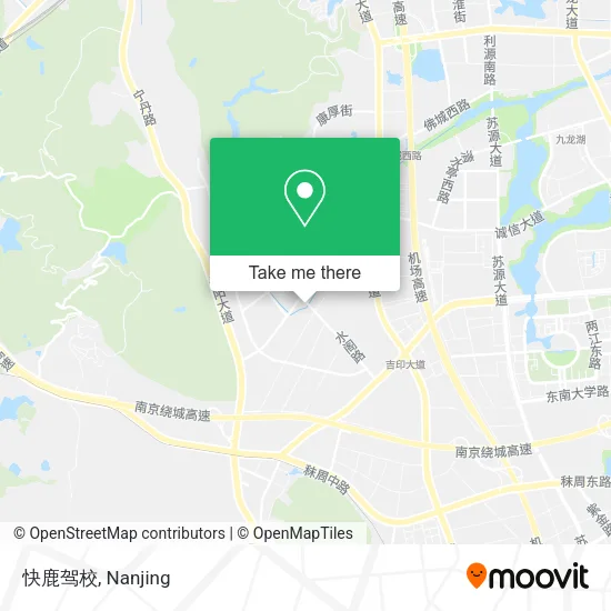 快鹿驾校 map