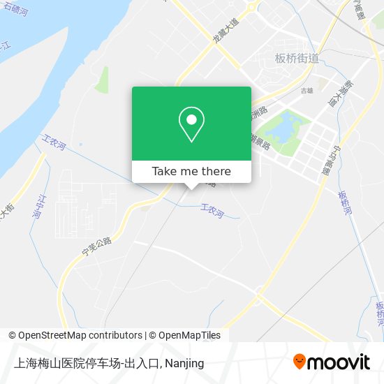 上海梅山医院停车场-出入口 map