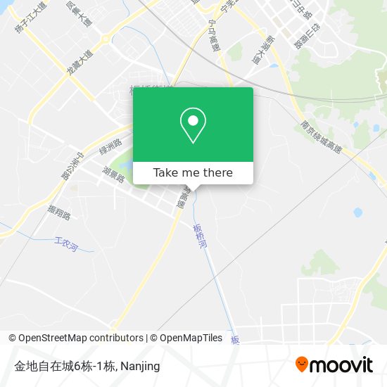 金地自在城6栋-1栋 map