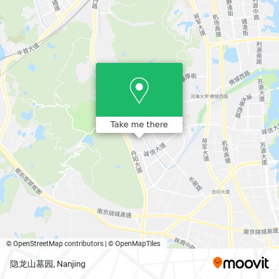 隐龙山墓园 map