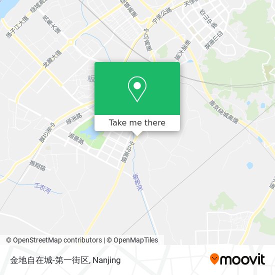金地自在城-第一街区 map