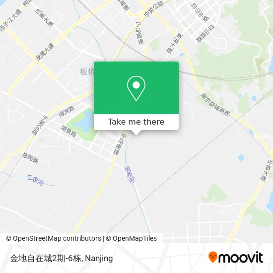 金地自在城2期-6栋 map
