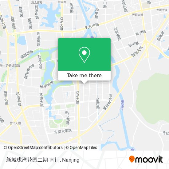 新城珑湾花园二期-南门 map