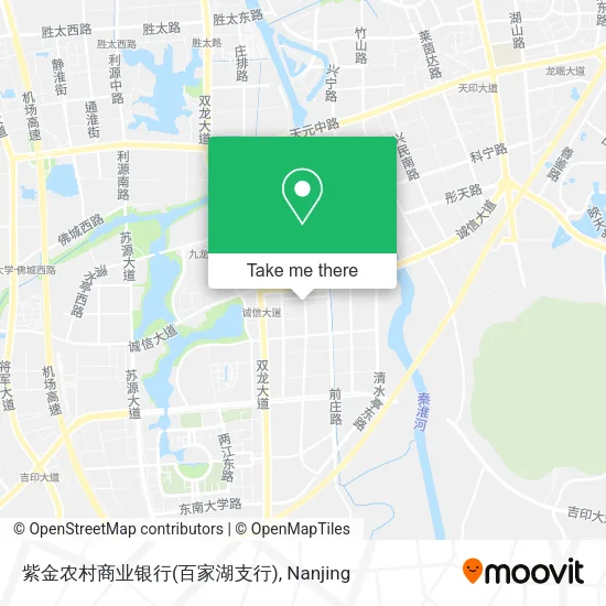 紫金农村商业银行(百家湖支行) map