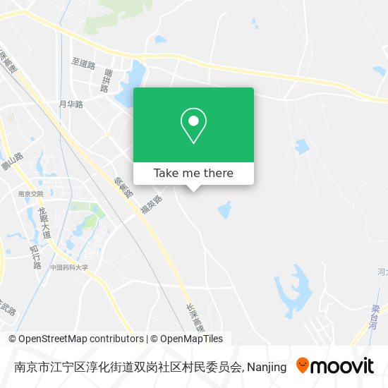 南京市江宁区淳化街道双岗社区村民委员会 map
