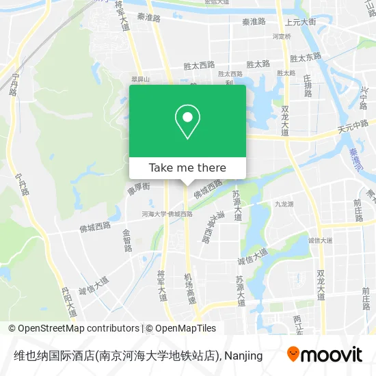 维也纳国际酒店(南京河海大学地铁站店) map