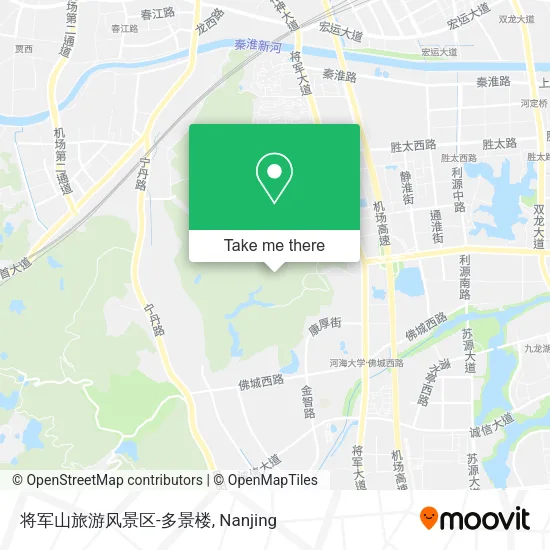 将军山旅游风景区-多景楼 map