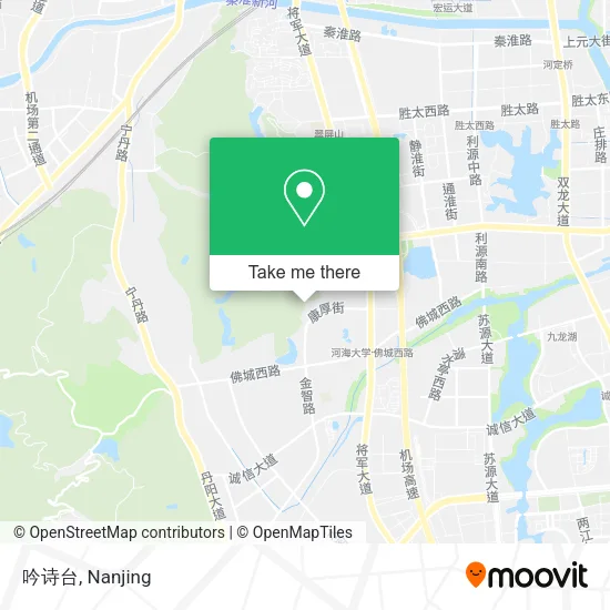 吟诗台 map