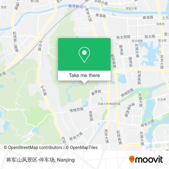 将军山风景区-停车场 map