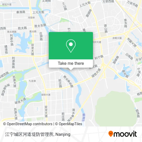 江宁城区河道堤防管理所 map