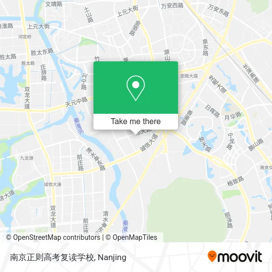 南京正则高考复读学校 map