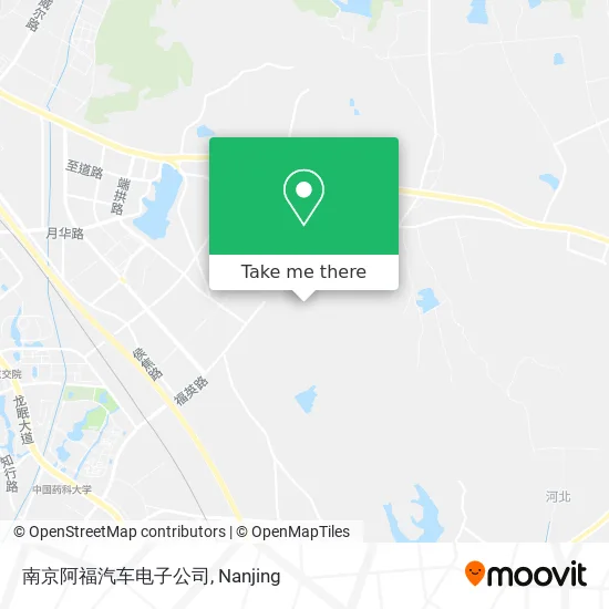 南京阿福汽车电子公司 map