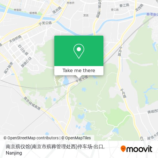 南京殡仪馆(南京市殡葬管理处西)停车场-出口 map