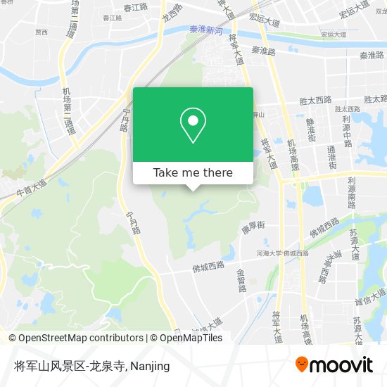 将军山风景区-龙泉寺 map