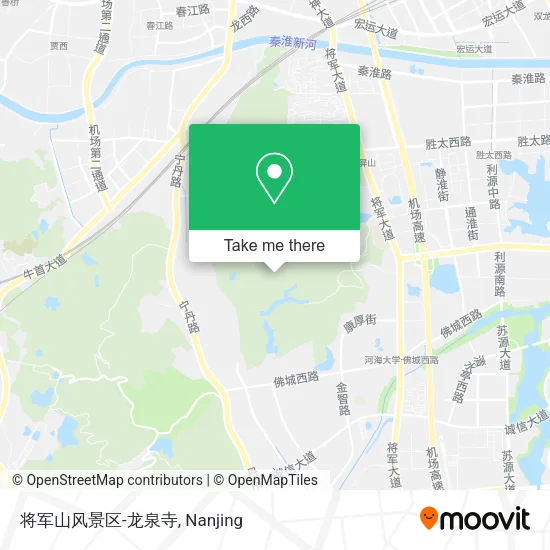 将军山风景区-龙泉寺 map