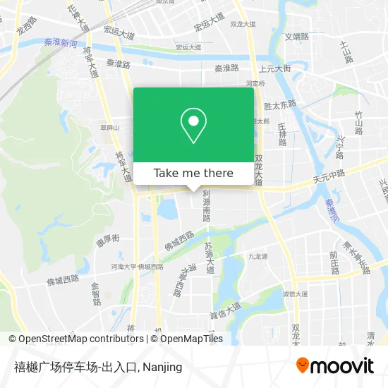 禧樾广场停车场-出入口 map