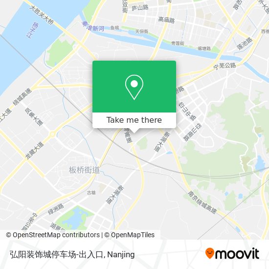 弘阳装饰城停车场-出入口 map