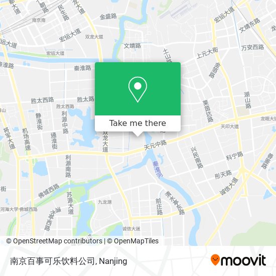 南京百事可乐饮料公司 map
