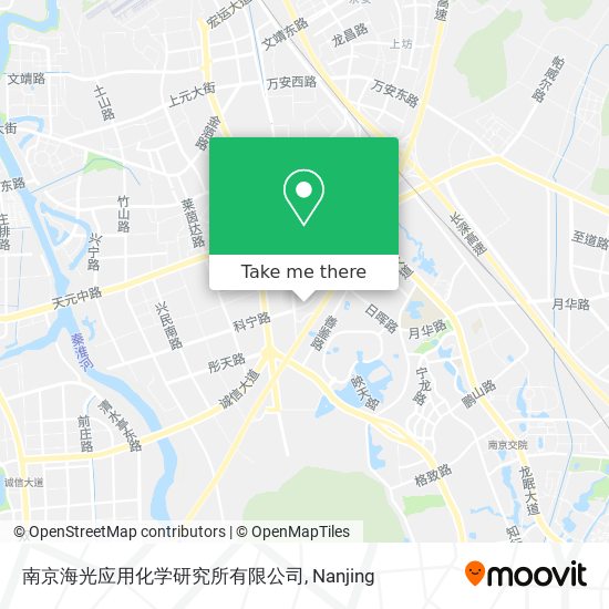 南京海光应用化学研究所有限公司 map