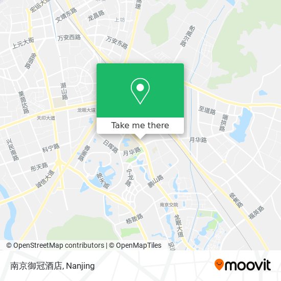 南京御冠酒店 map